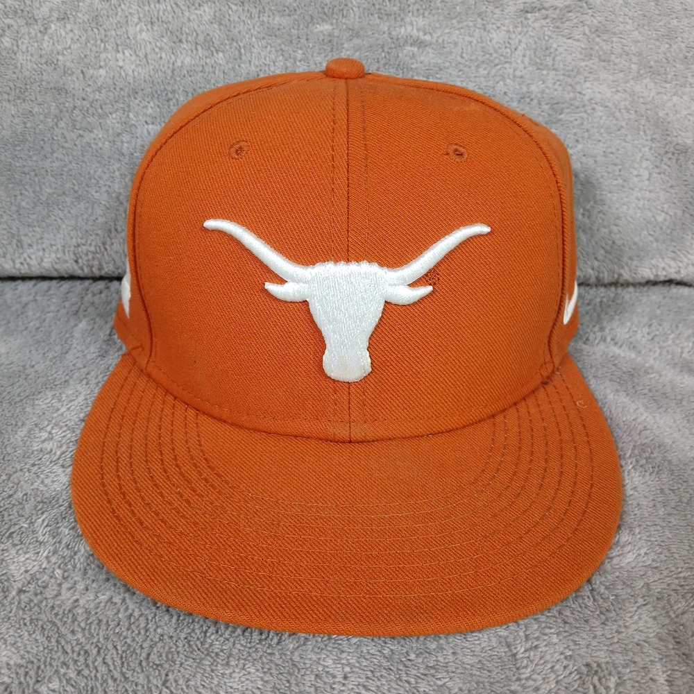 Nike Texas Longhorns Hat Mens OS Burnt Orange Solid Snapback Modern Polyester